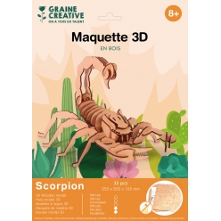 maquette en bois pour enfant scorpion 35 pieces