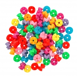 perles fantaisie pour enfant couleurs vives 09 x 05 cm 45 g