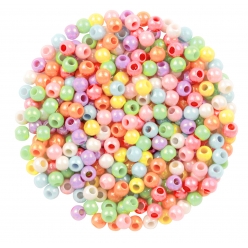 perles pour enfant nacrees rondes 06 cm 10g