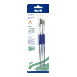 pinceaux ronds manche ergonomique serie 116 n2 8 et 12