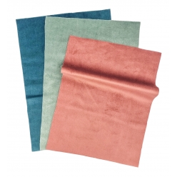 coupon de velours theme scandinave 18 x 28 cm 3 pieces