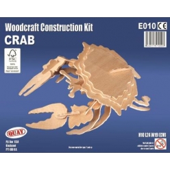 maquette en bois crabe