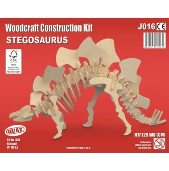 maquette en bois stegosaure