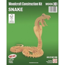 maquette en bois serpent