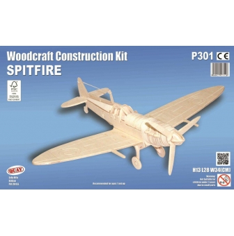 maquette en bois avion spitfire