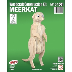 maquette en bois suricate