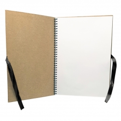 album kraft a4 21x297 cm 80 pages blanches
