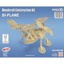 maquette en bois avion biplan