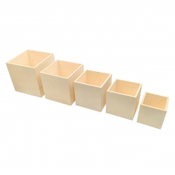 boites gigognes en bois 65 a 12 cm x 5 pieces