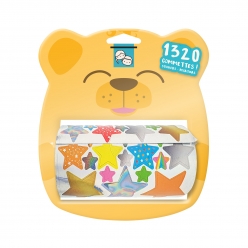 gommettes en rouleau etoiles 5 m 1 320 pieces