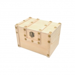 mini coffre pirate en bois 15 x 10 x 105 cm