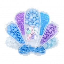 perles pastel boite coquillage de 50 g