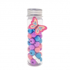 tube perles en bois papillon 09 a 17 cm 15 g