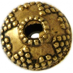 Perle métal ronde Ø11 mm Argenté