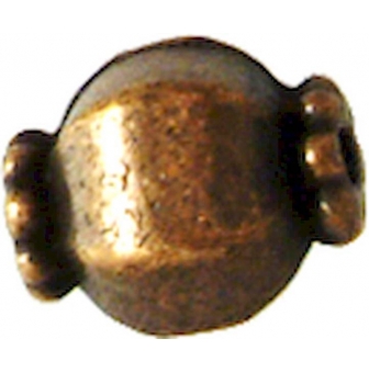 perle metal ronde o 1 cm argente 10 pieces