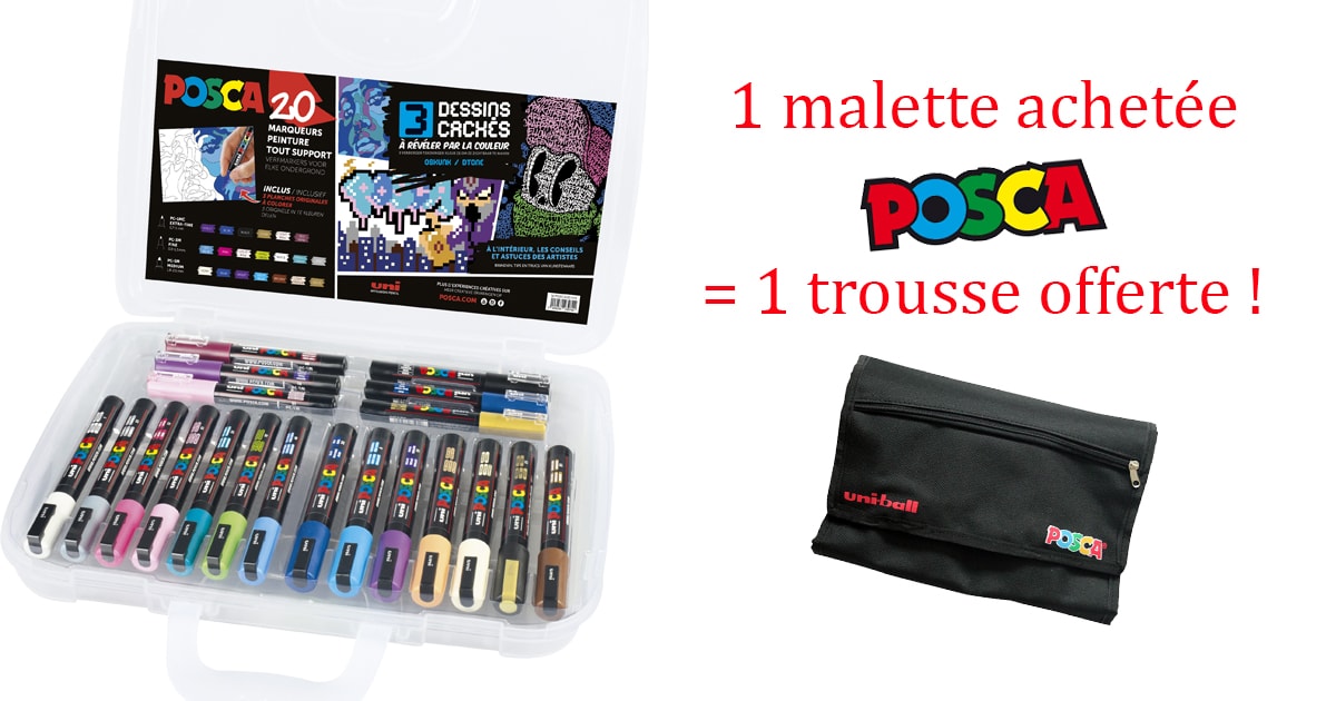 Trousse de rangement pour POSCA