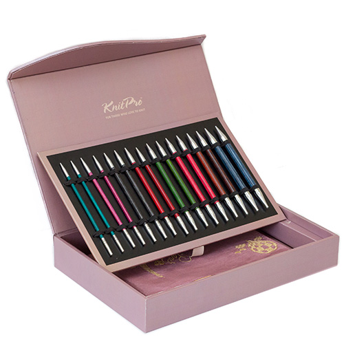 coffret aiguilles a tricoter knitpro royale  the luxury collection