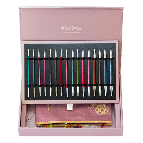 coffret aiguilles a tricoter knitpro royale  the luxury collection