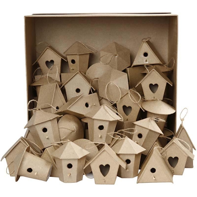 assortiment de 60 mini nichoirs