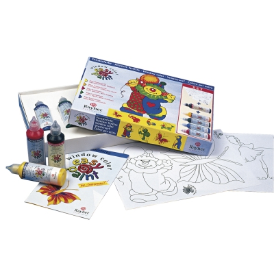 set complet window color easy paint
